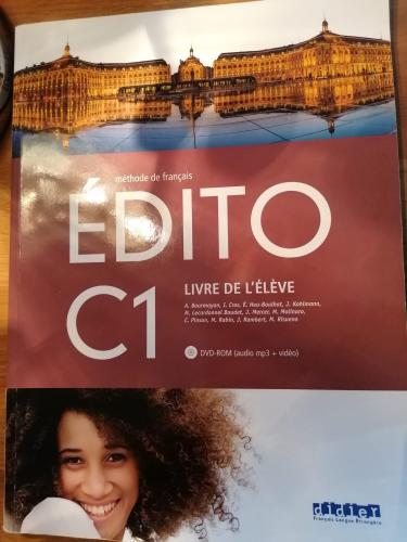 Édito C1 livre de l'élève